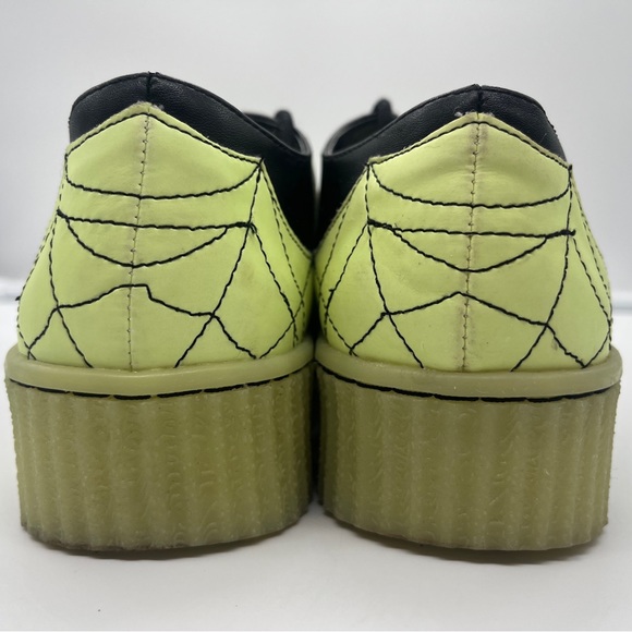 Strange Cvlt Cult Krypt Spider Web Glow in Dark Halloween Gothic Platforms - Picture 8 of 9